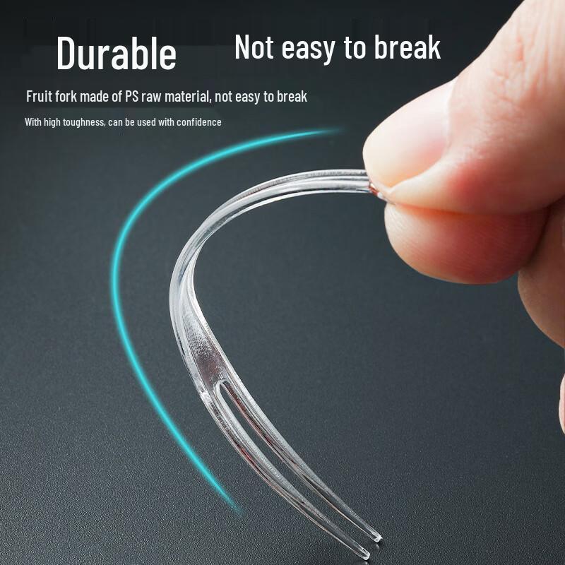 Disposable Plastic Fruit Forks