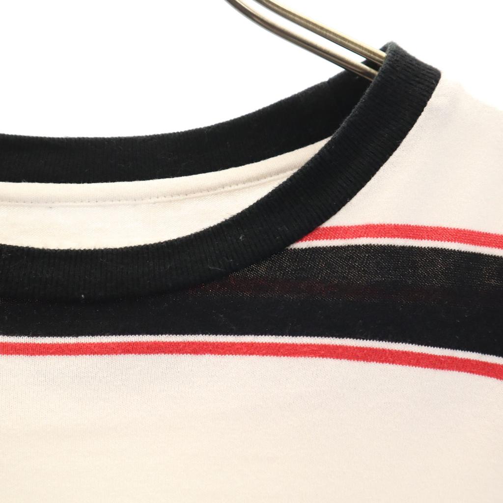 KIIT Made In Japan Border Pattern Long Sleeve T-shirt White Ron T Men's Used