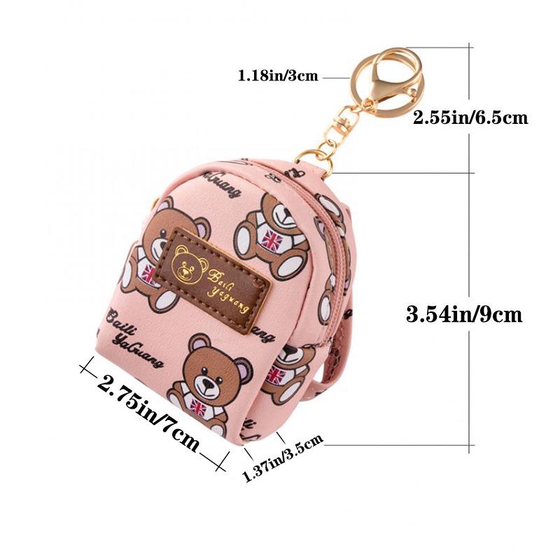 Girly Hot Style Cute Bear Coin Purse - Portable & Stylish Key Bag