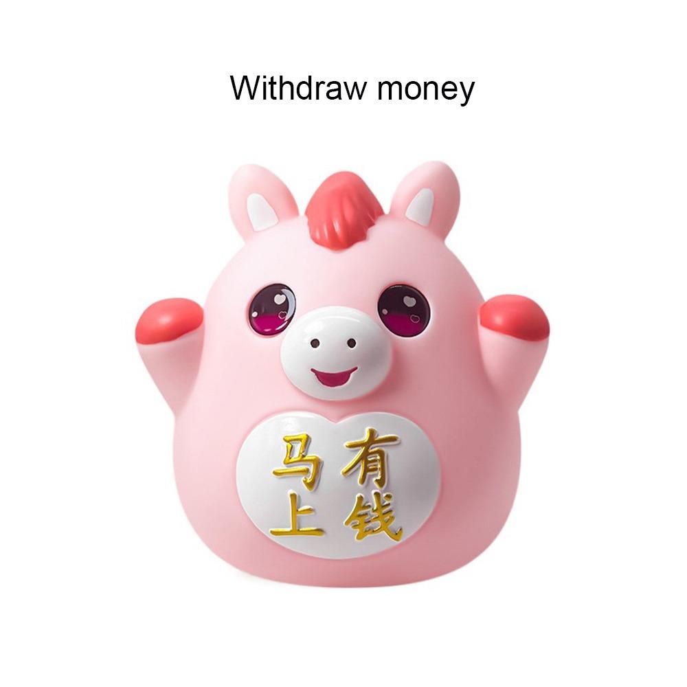 Anti-Fall Piggy Bank Cartoon Decorative Ornament Home Decoration Money Box  Living Room