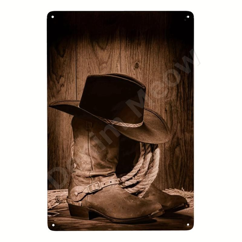 West Cowboy Tin Sign, I'm Your Huckleberry Vintage Metal Sign, Wall Art Poster, Dominic Sign for Bar, Garage, Cafe, Decor