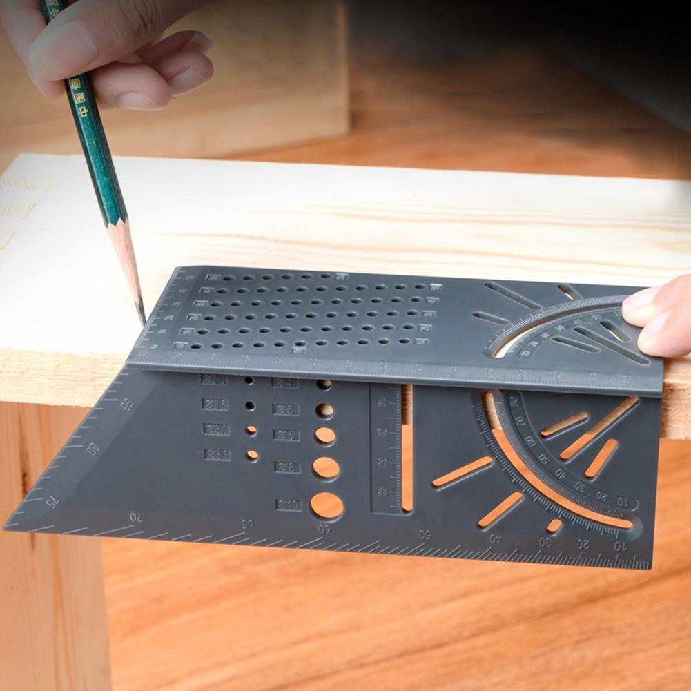 Woodworking Scribe Mark Line Gauge T-Type Ruler 90 Degree Gauge Measuring Carpenter