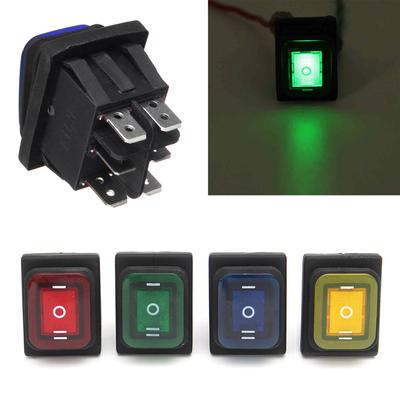 1pc Car Boat On-Off-On 6 Pin 12V LED Light Rocker Toggle Switch Waterproof