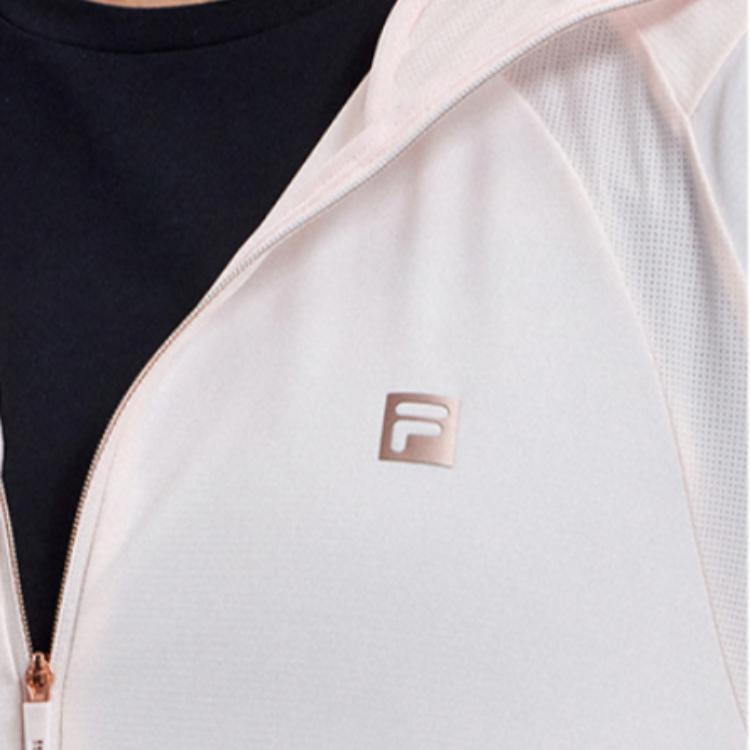 Fila Solid Color Waist-Defining Breathable Sun Protection Jacket Women Jackets Light-Pink A51W421505ALP