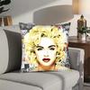 1pc Madonna Pillow Case Square Bedroom Sofa Leisure Comfort Cushion Car Living Room Home Decoration