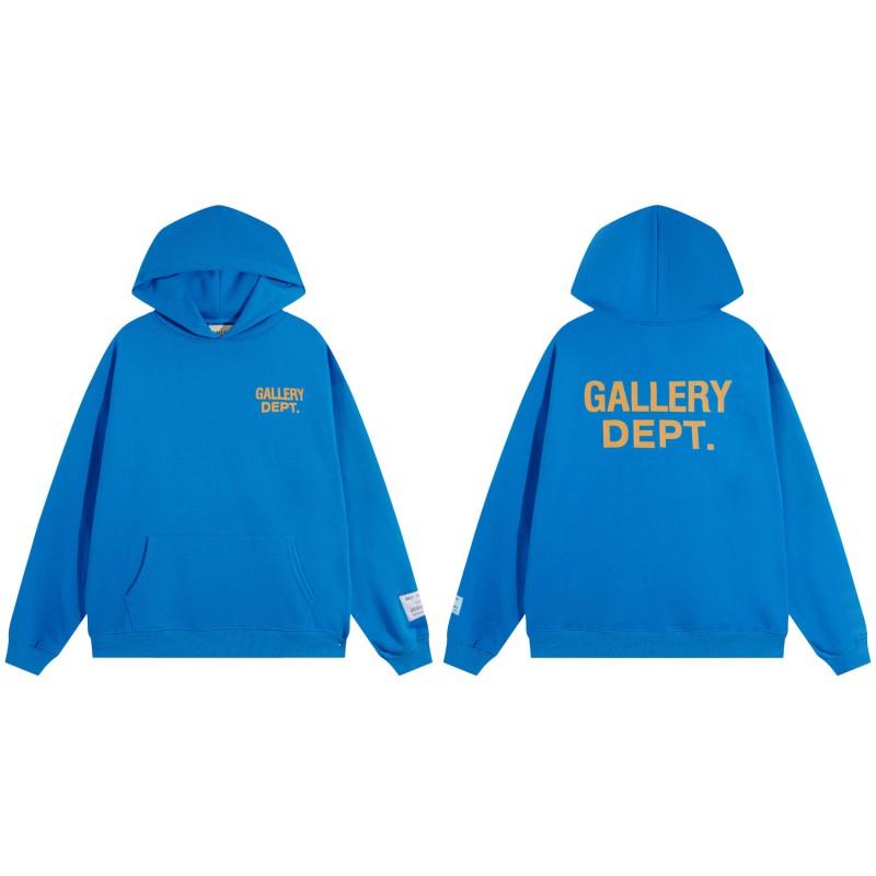 Gallery Dept Streetwear Hoodie Men Women - Oversized Cotton Pullover With Bold Letter Print Casual Wear