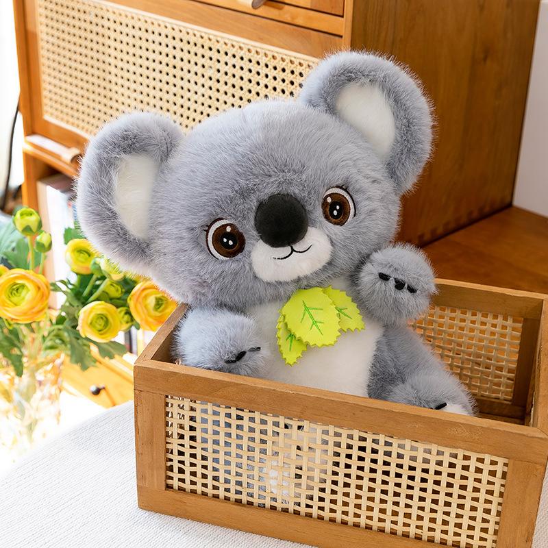 Simulation Red Panda Koala Raccoon Plush Toy Doll Cute Soothing Doll Children's Gift