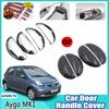 For Toyota Aygo MK1 2006 Peugeot 107 Citroen C1 2005~2014 AB10 AB20 AB30 Auto Chrome Auto Door External Handle Car Accessories