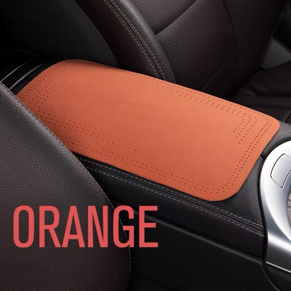 Universal Car Armrest Cover Mat Four Seasons Plush Elbow Pad Car Armrest Box Protection Pad Car