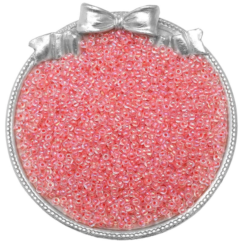 450G High Quality Glass Seed Beads Illusionary Pearl Light Dyeing Core Beads for Earring Bracelet DIY Jewelry Craft Accessoreis Making