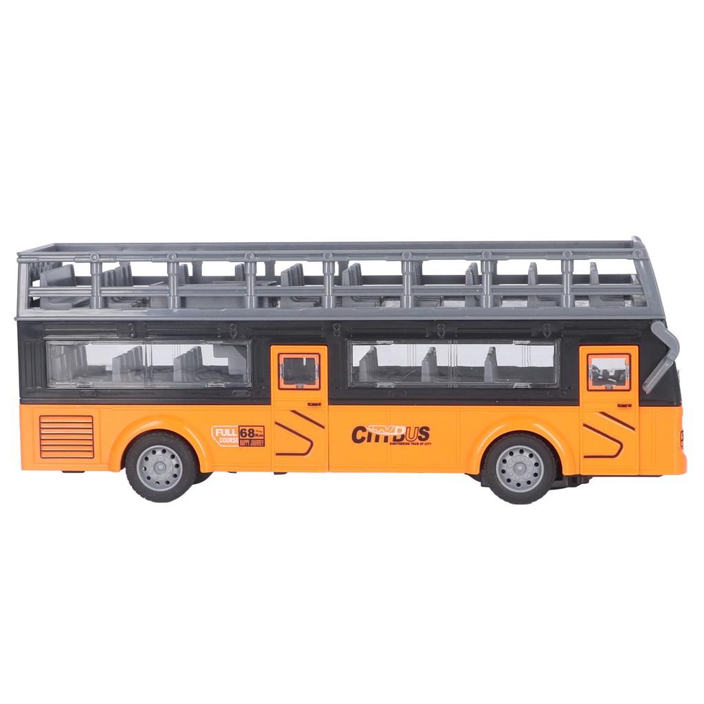 Remote Control Bus Electronic 4 Channels Opening Doors Acceleration Function RC Double Decker Bus