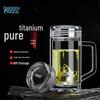 Shuiyisheng G550 Double-Layer Glass Tea Mug