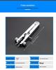 Watch Repair Spring Bar Pliers Set: 6825 Spring Bar Removal Tool, V-shaped Band Remover, Spring Bar Screwdriver for Clock Repair