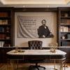 Lincoln Quotes Stair Banner Tapestry, Honest Abe Funny Poster Flag, For Man Cave Dorm Decor & Outdoor Use, Ideal Giftforhim&Her