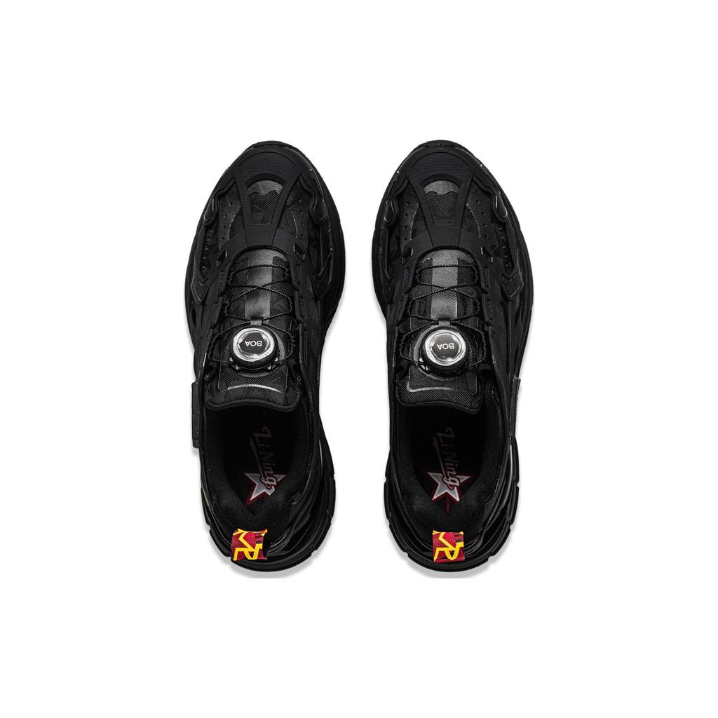 Li Ning Project* Yi Star Slip Resistant Abrasion Resistant Low top Casual Shoes Women's Black AGLT222-2