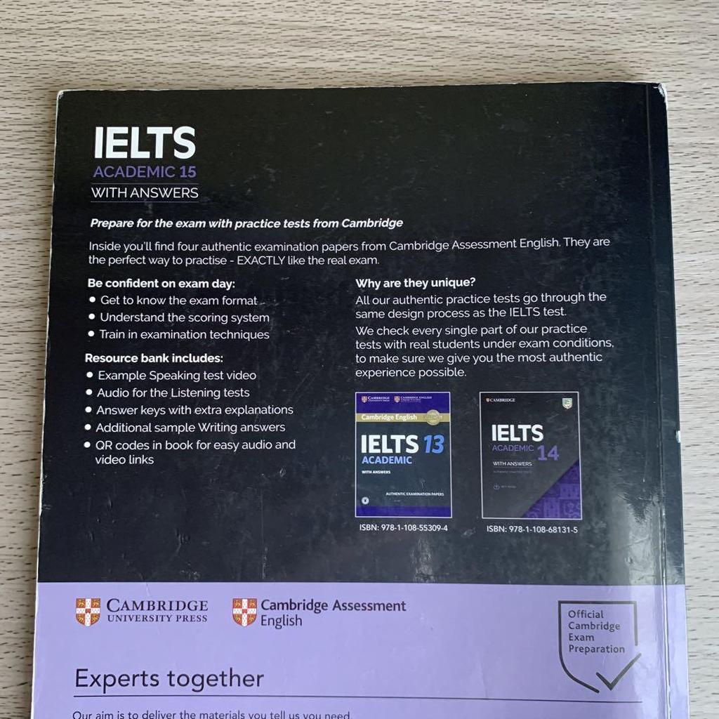 [USED] Official IELTS 15 Academic Student's Book