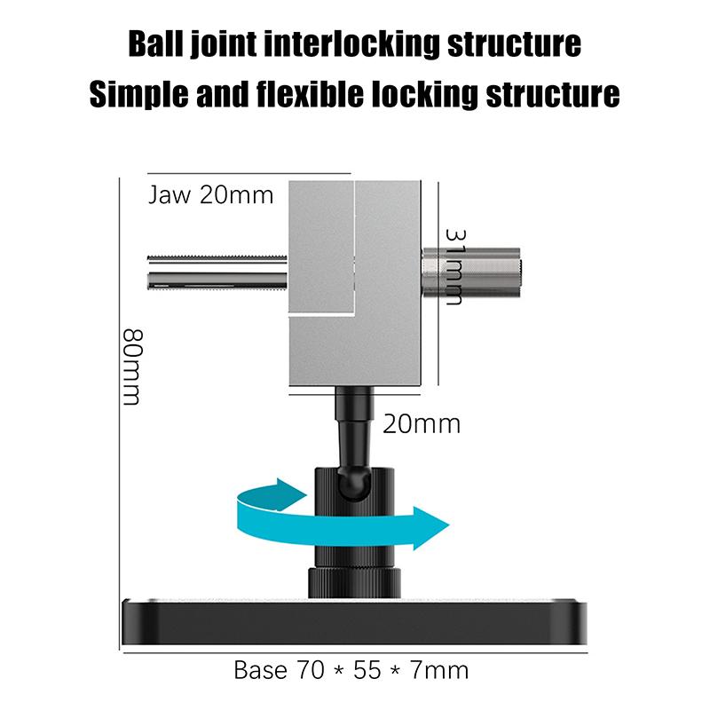 2In1 Mini Portable Table Vise Micro-Bench Vise For Model Building Precision Clamp Scale Model Fixing Tool Diy Accessary