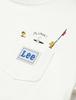 Lee Official Collaboration Back Print Size 110 T-Shirt, Kids, LK5072-218, White,