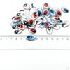60 Pcs Diy Hollow Plastic Teddy Eyes Safety Doll Handicrafts - Mixed