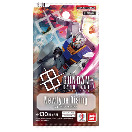 BANDAI Gundam Card Game Booster Pack Newtype Rising [GD01] (BOX) 24 Packs
