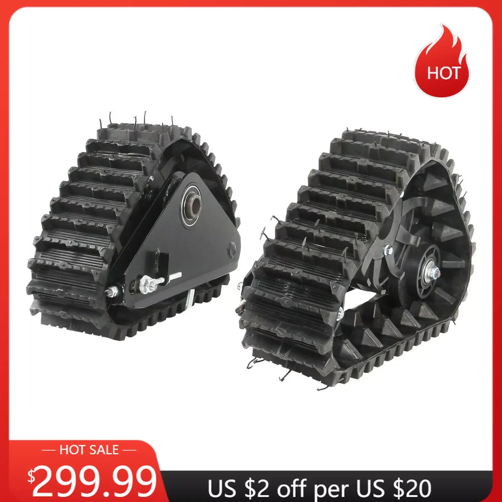 Pair Rear Wheels Tracks for Snow Sand Snowmobile ATV UTV Dune Mower Four Wheeler Go Kart Karting UTV Buggy Quad Rear wheel Tire belgium