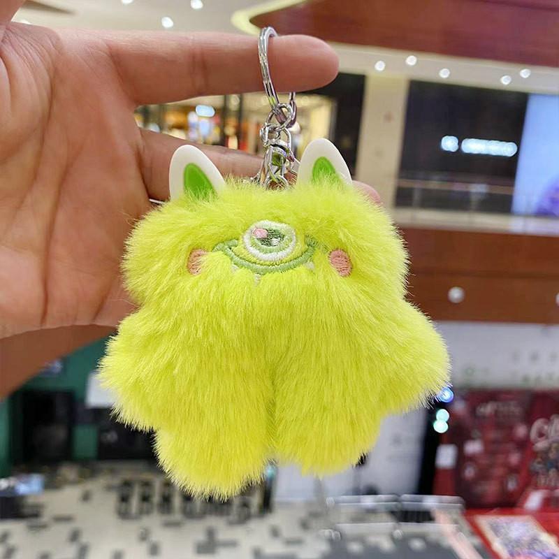 Cotton Pp Soft Filled Monster Keychain Doll Plush Toy In Various Colors For Gifts
