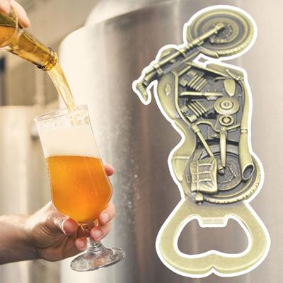 Creative Imitation Retro Motorcycle Bottle Opener Zinc Alloy Beer Opener Birthday Christmas Festival Gift