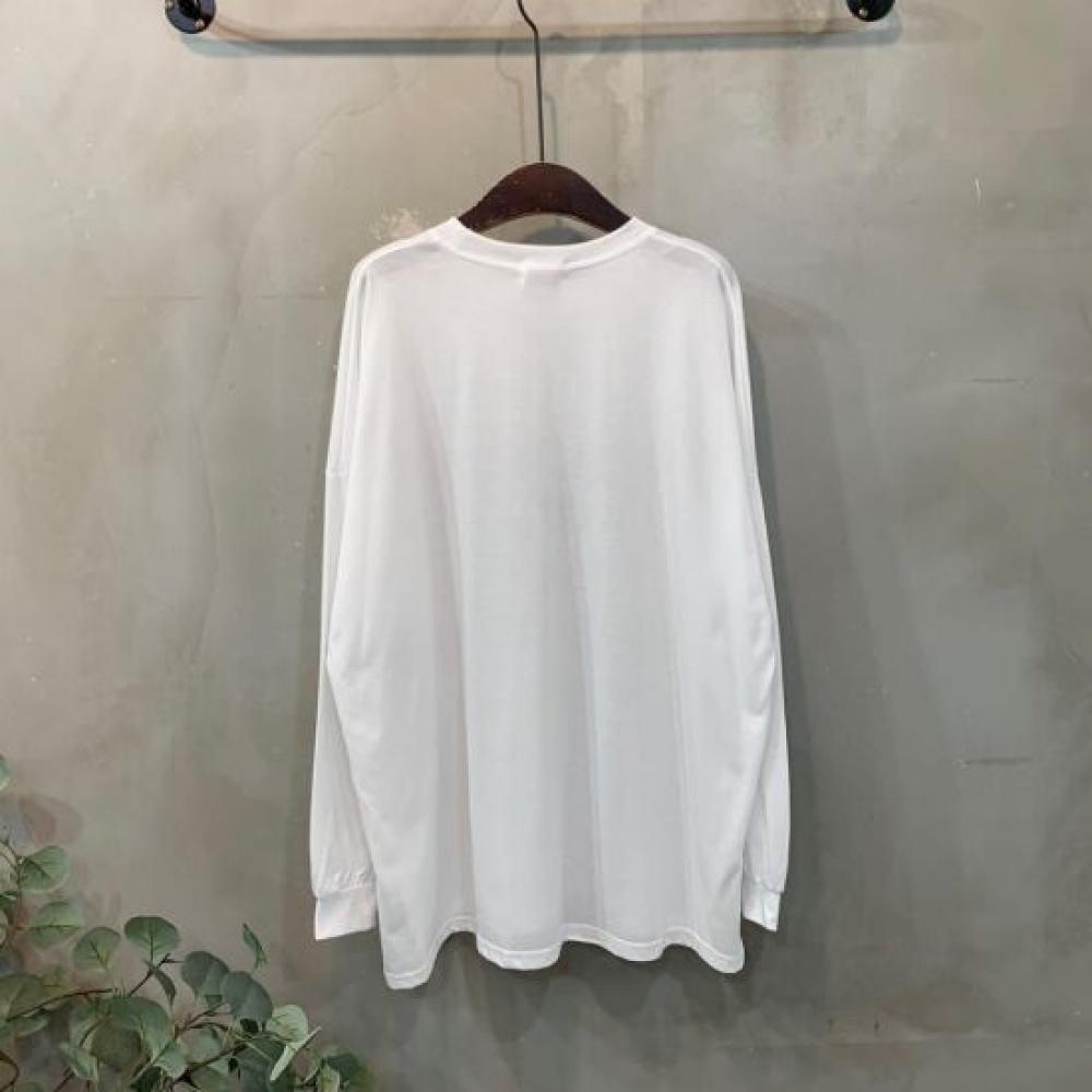 C S In The Room Koba vInTage leTTerIng SpliT Long Sleeve T ShirT 3 Color