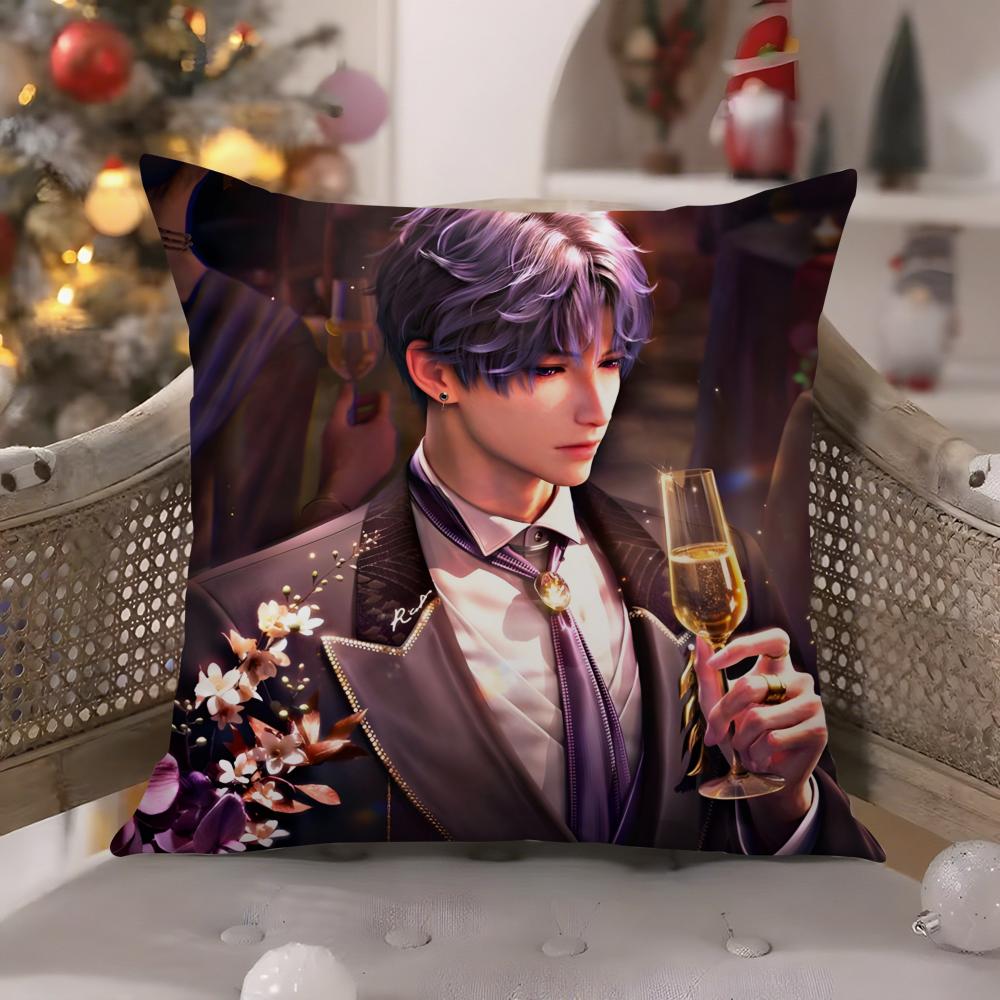 Game Rafael Love Deepspace-Cool Pillow Case Comfort Sofa Bed Silky Elegant Invisible Zipper Decorative Cushion Cover