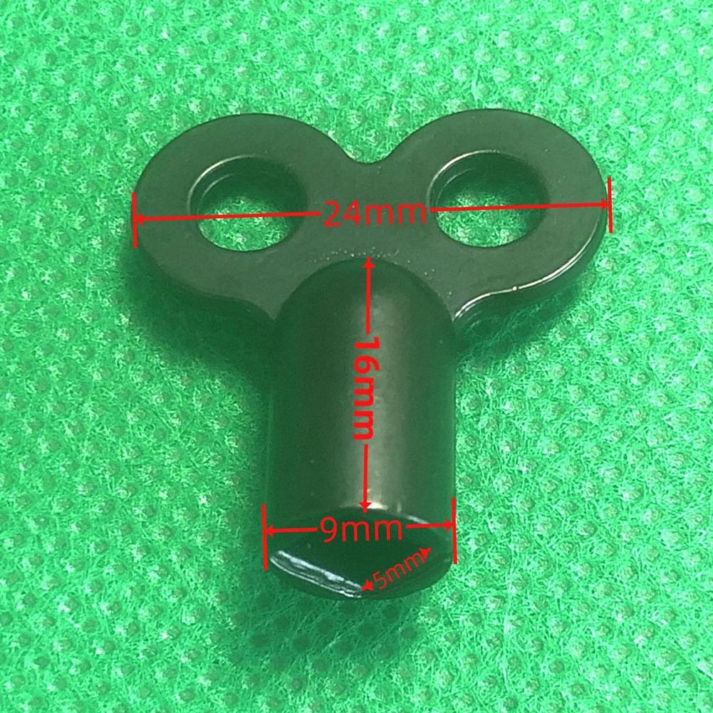 8PCS  Radiator Heating Exhaust Button Heating Bleed Key Black Radiator Bleed Key  Easy Venting & Noise Reduction