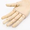 Right Left Wooden Hand Model Sketching Drawing Jointed Movable Fingers Mannequin