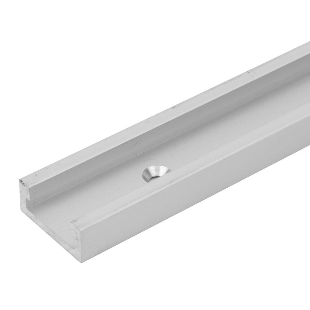 Aluminum Alloy T Slot Miter Track Jig Non Porous Slide Slab Fixture Woodworking Tool (1220mm)