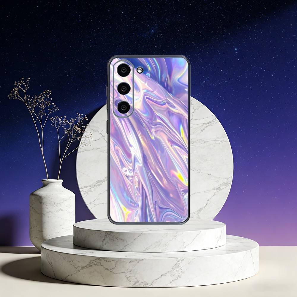 Laser Style Phone Case For Samsung Galaxy A73,A72,A71,A70,A53,A52,A51,Others Soft Black Cover