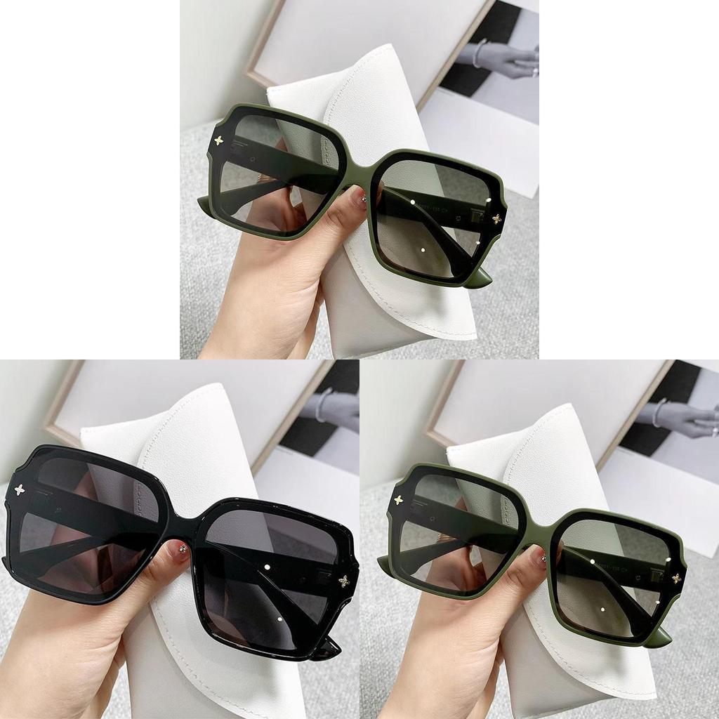 Trendy Large Frame Sun Glasses For Women Pc Material Uv380 Fashion Party And Outing Eyewear