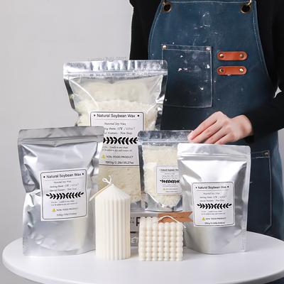 500 g/1 kg reines Sojawachs, Paraffinmaterial, Vorsojawachskern, Pigmente, Aromatherapie, reines Paraffinwachs, DIY, handgefertigte Kerzen, Kunsthandwerk