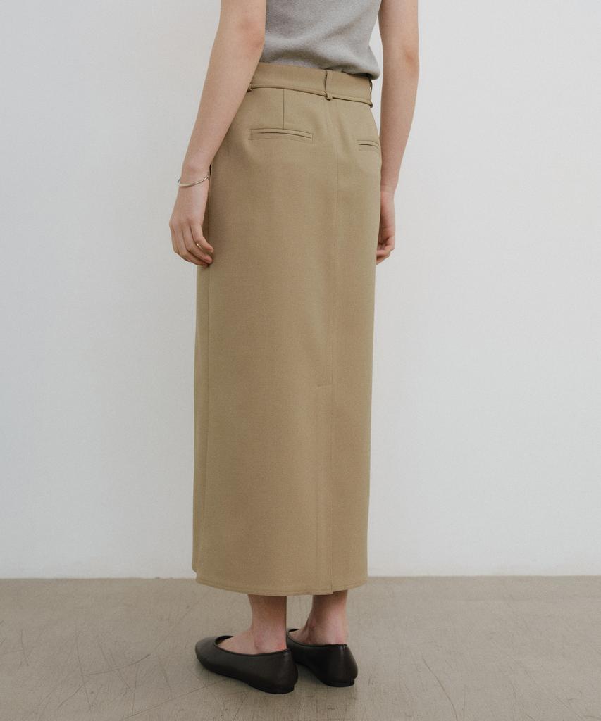 Yulago H-Line String Long Skirt
