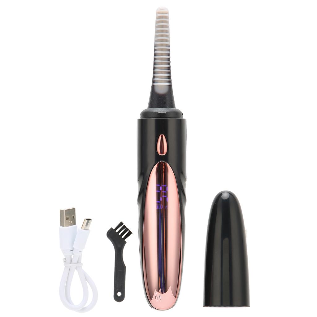 Elektrische beheizte Wimpernzange 4 Heizstufen Heizt schnell auf USB Wiederaufladbar Lang anhaltendes Wimpern-Curling