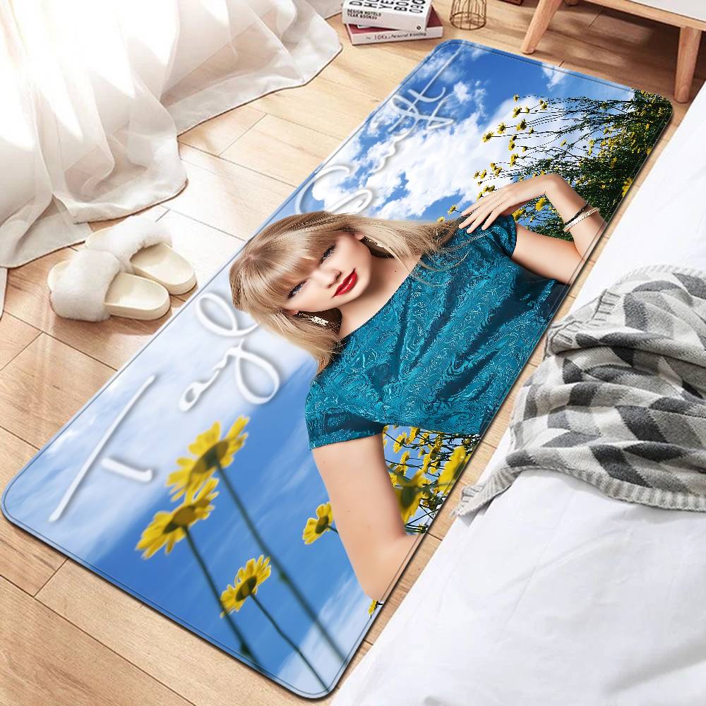 Pop Singer T-Taylor S-Swift Kitchen Mat Cheaper Anti-slip Modern Living Room Balcony Printed Modern Home Decor