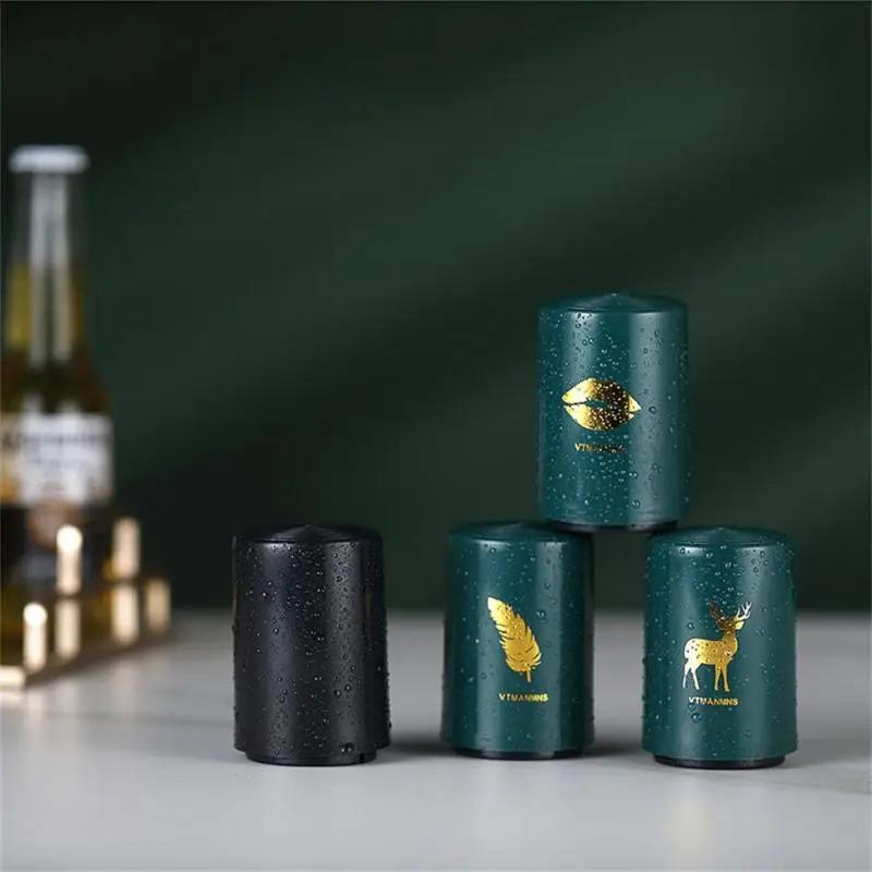 Nymph Creative Magnetic Automatic Beer Bottle Opener Kitchen Stainless Steel Press Lid Beer Corkscrew Tools Portable Bar Gadgets 5