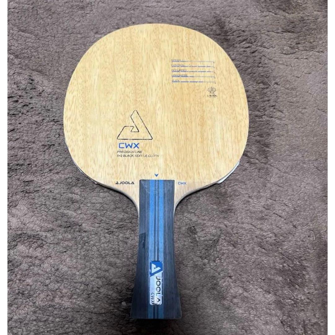 Used JOOLA Table Tennis Racket CWX Shakehand 5+2 Plywood Single Side Rubber Cover