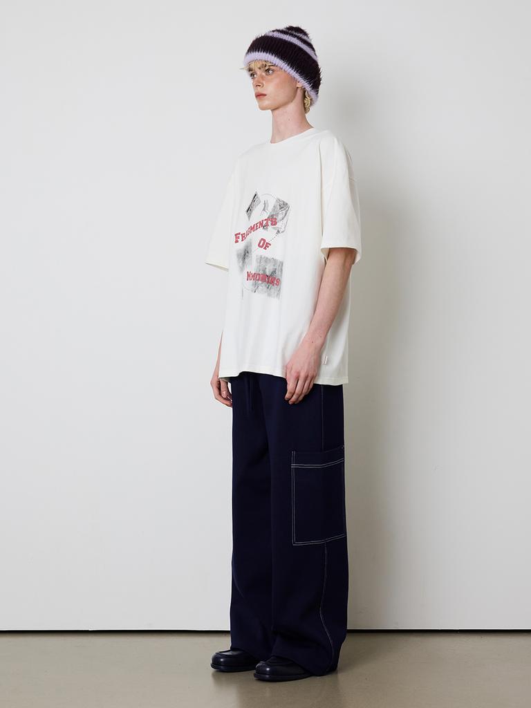 MEENDERI [Unisex]Big Pocket Jogger Pants - Navy
