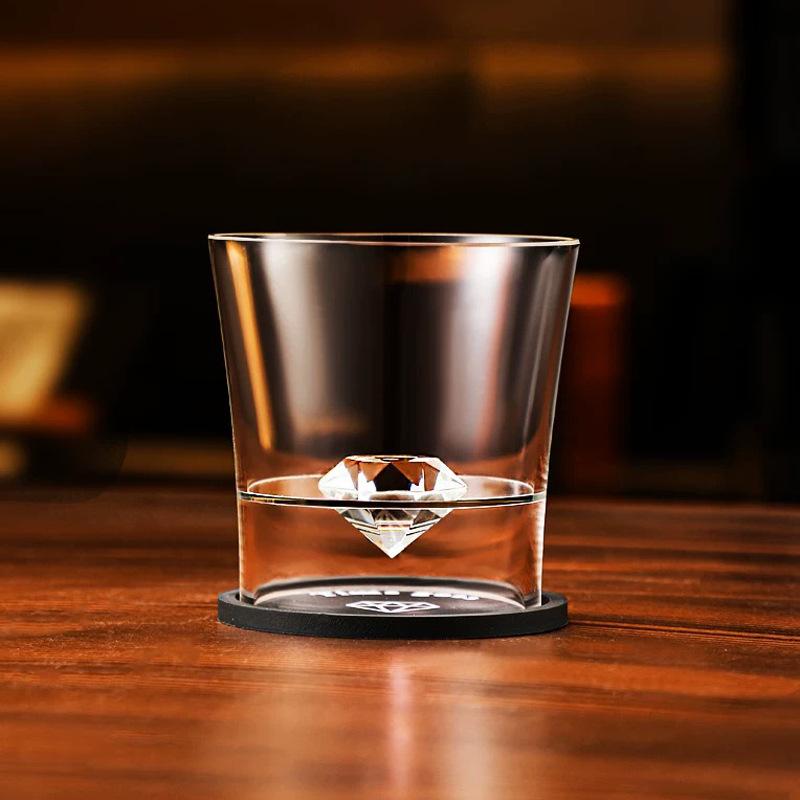 

Crystal glass, whiskey glass, wine glass, K9 crystal diamond glass, water glass, creative beer and liquor glass, gift box set 250ml