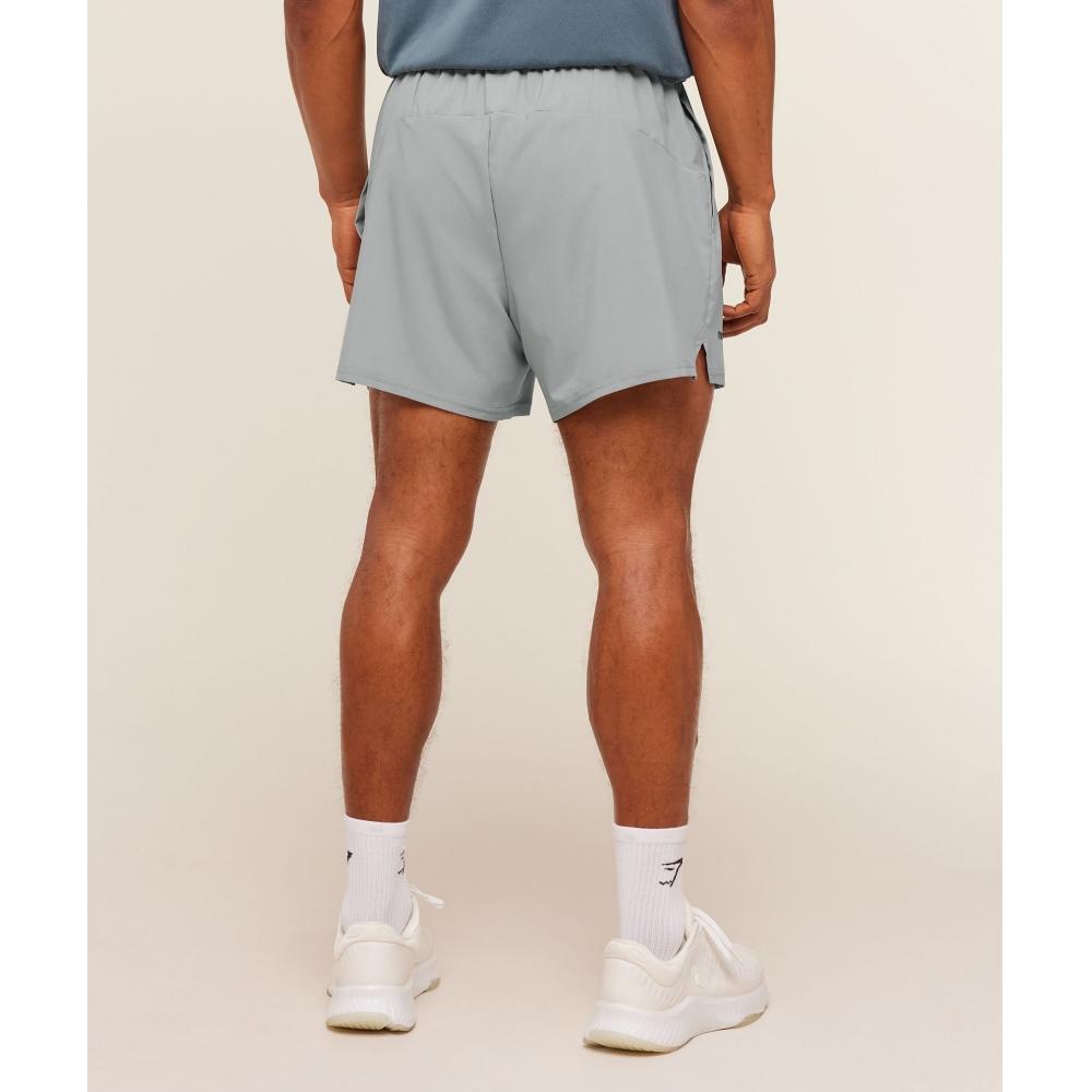 Gymshark Train 5  Short Smokey Grey A4c7m Gb7r