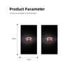MTDY7 2 PCS Car B Pillar Sticker Car Center Pillar Decoration Decal for Kia Sportage Ceed Picanto Rio ProCeed Niro 5 3 4 K7 K5 K8 K3 R