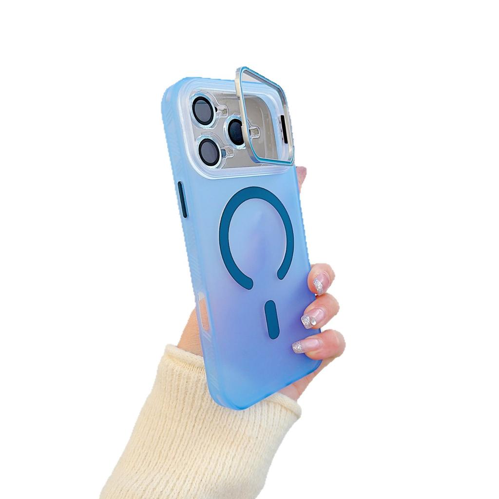 Suitable for iPhone18promax matte magnetic mobile phone case Apple 17 lens holder anti-drop protective case 16