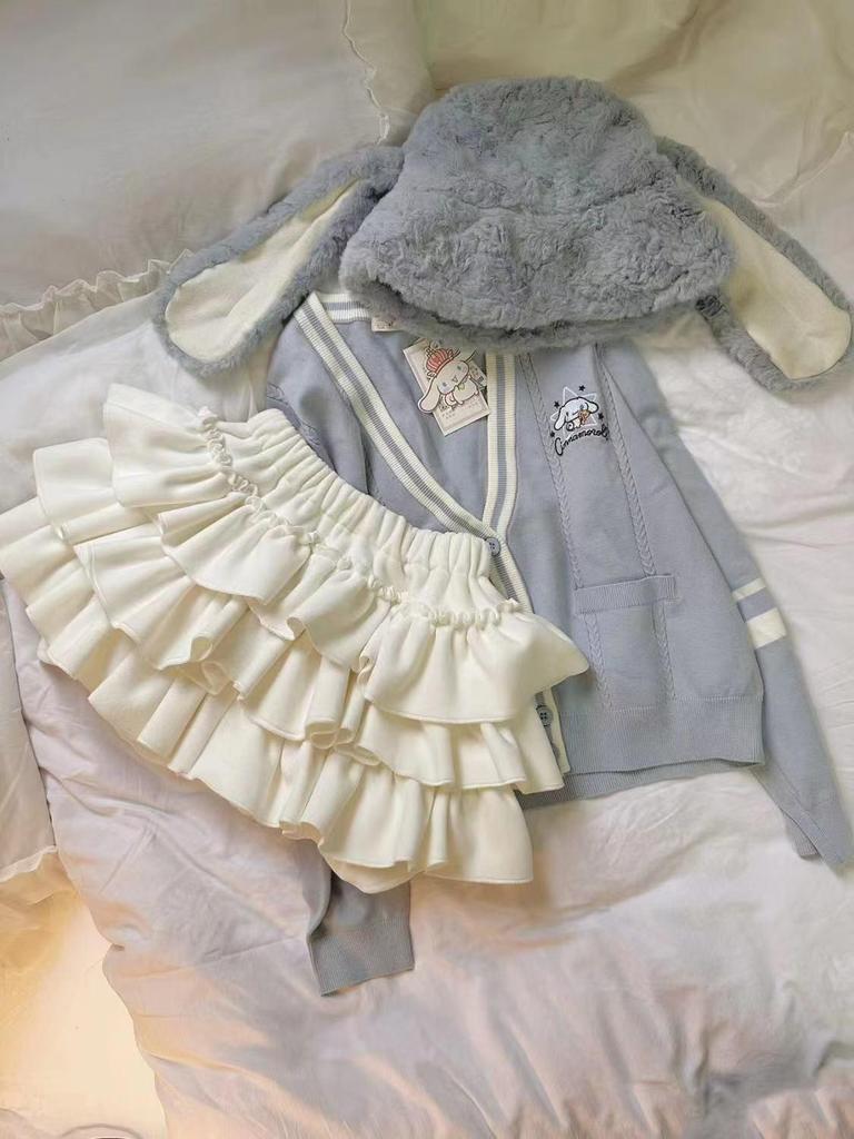 Velvet Tulip Mini Skirt - Warm, Thickened & Anti-Exposure for Autumn/Winter