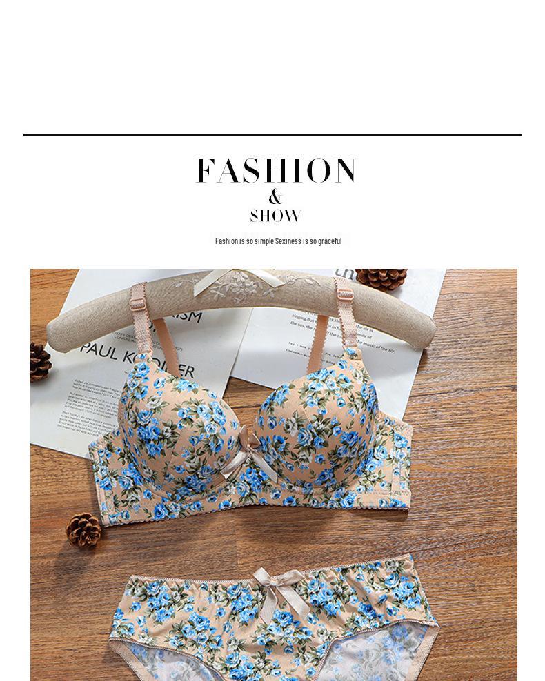 Wireless Large Size Fashion Adjustable Underwire Bra for Women
