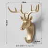 Animal Head Wall Hooks Horse Giraffe Elk Elephant Coat Hat Rack Decorative Wall Hanger Bathroom Bedroom Home Decor Accessories