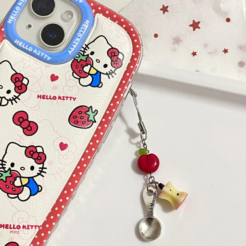 Lucky Apple & Silver Spoon Mini Keychain Lucky Apple & Silver Spoon Keychain