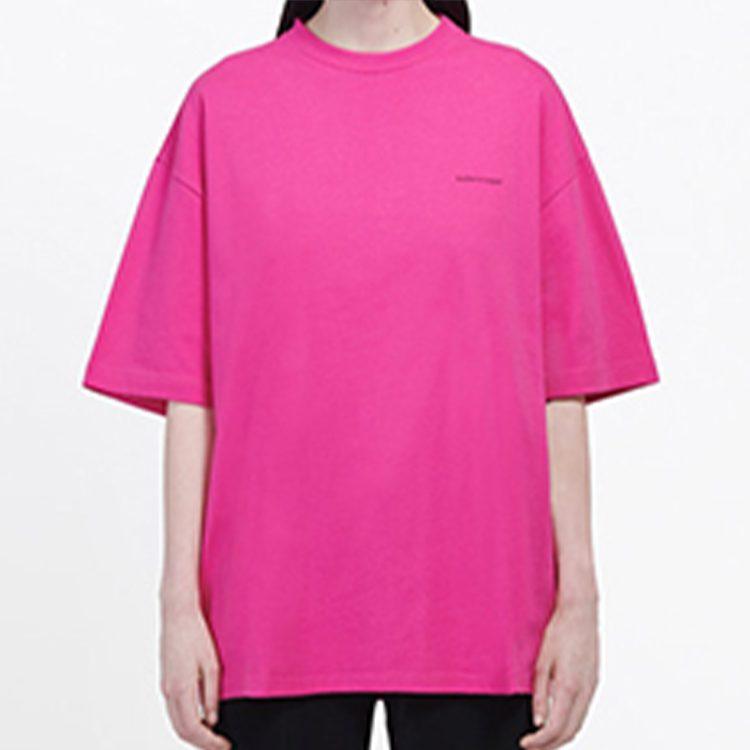 Balenciaga T Shirts Unisex Crew Neck Moderate Straight Fit 556104TBV435630